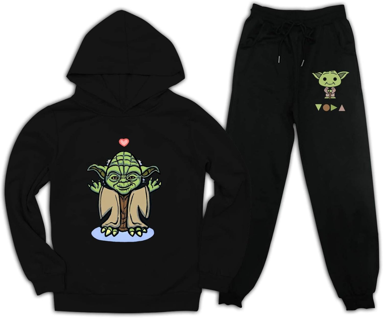 Yoda Baby Children's Sweater Novetly Kid's Sweatpants Set