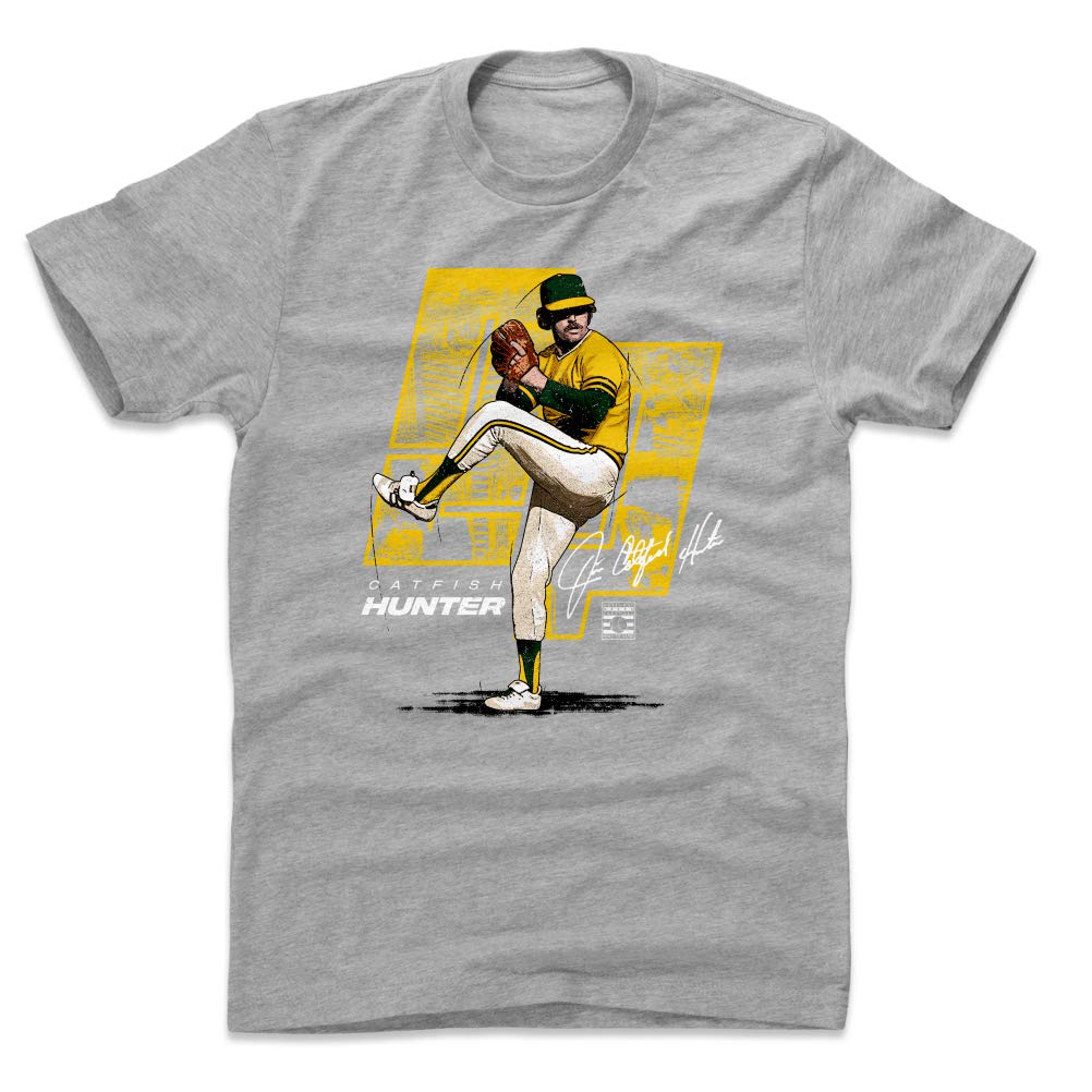 Catfish Hunter Shirt Vintage Oakland Baseball S Apparel Catfish Hunter