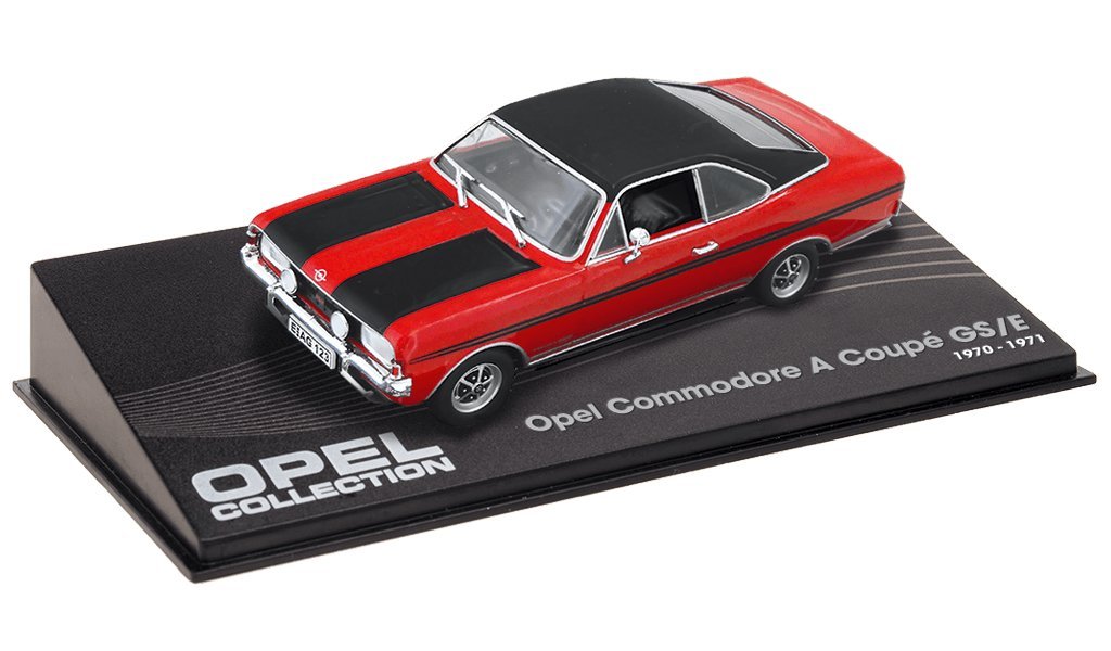 Générique OPEL COMMODORE A coupé GSE RED 1:43 scale -réf 01
