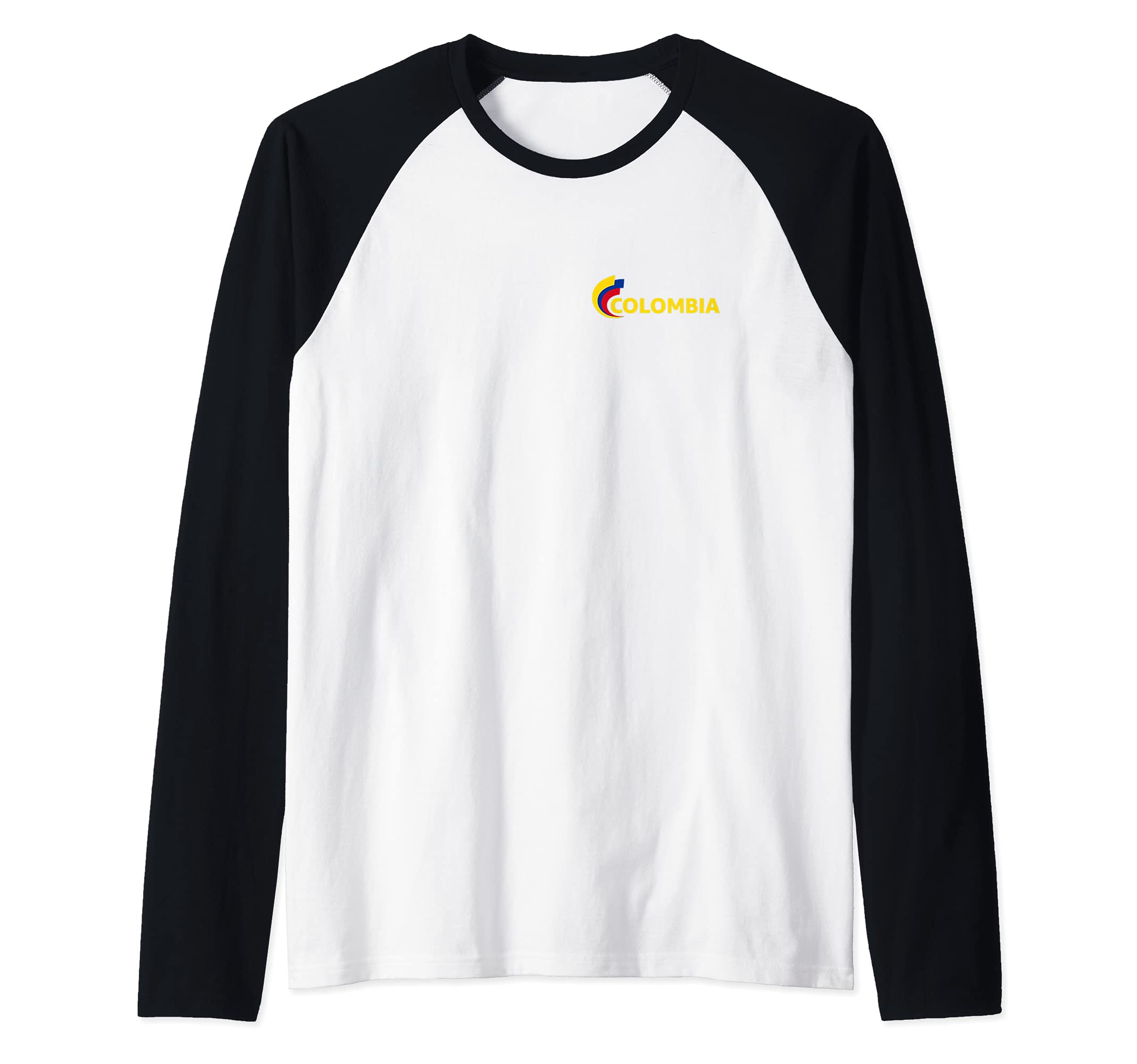 Flag Colombia Raglan Baseball Tee