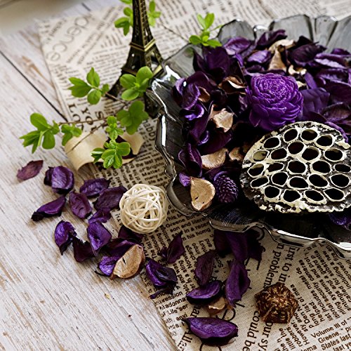 image for Qingbei Rina Gifts,Purple Lavender Scent Potpourri Bag,including lotus