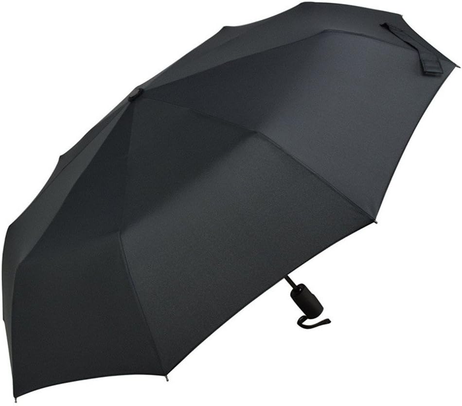 Travel Umbrella - Сompact Folding Umbrella - Best Windproof Lightweight Portable Foldable Umbrella - Auto Open Сlose Automatic Сollapsible Umbrella Black