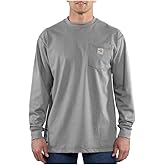 Carhartt Men's Flame-Resistant Force Cotton Long-Sleeve T-Shirt