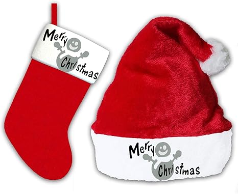 Amazon Co Jp クリスマスストッキング X Max アイコン サンタハット レッド フラシ天 クリスマス クラシック パーティーキャップ ハンギングタグ ホリデーソックス お祝いのギフトホルダーバッグ One Size Hucxmsp4ik 0yj Fce ホーム キッチン