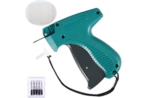 BS ONE Price Tagging Gun for Clothing,(Not Stitch Gun)Standard Retail Price Tag Attacher Gun Kit for Clothes Labeler with 6 Needles & 1000pcs 1" Barbs Fasteners & Organizer Bag for Store Warehouse Yard Sale