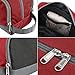 Gonex Travel Toiletry Bag Nylon, Dopp Kit Shaving Bag Toiletry Organizer Red