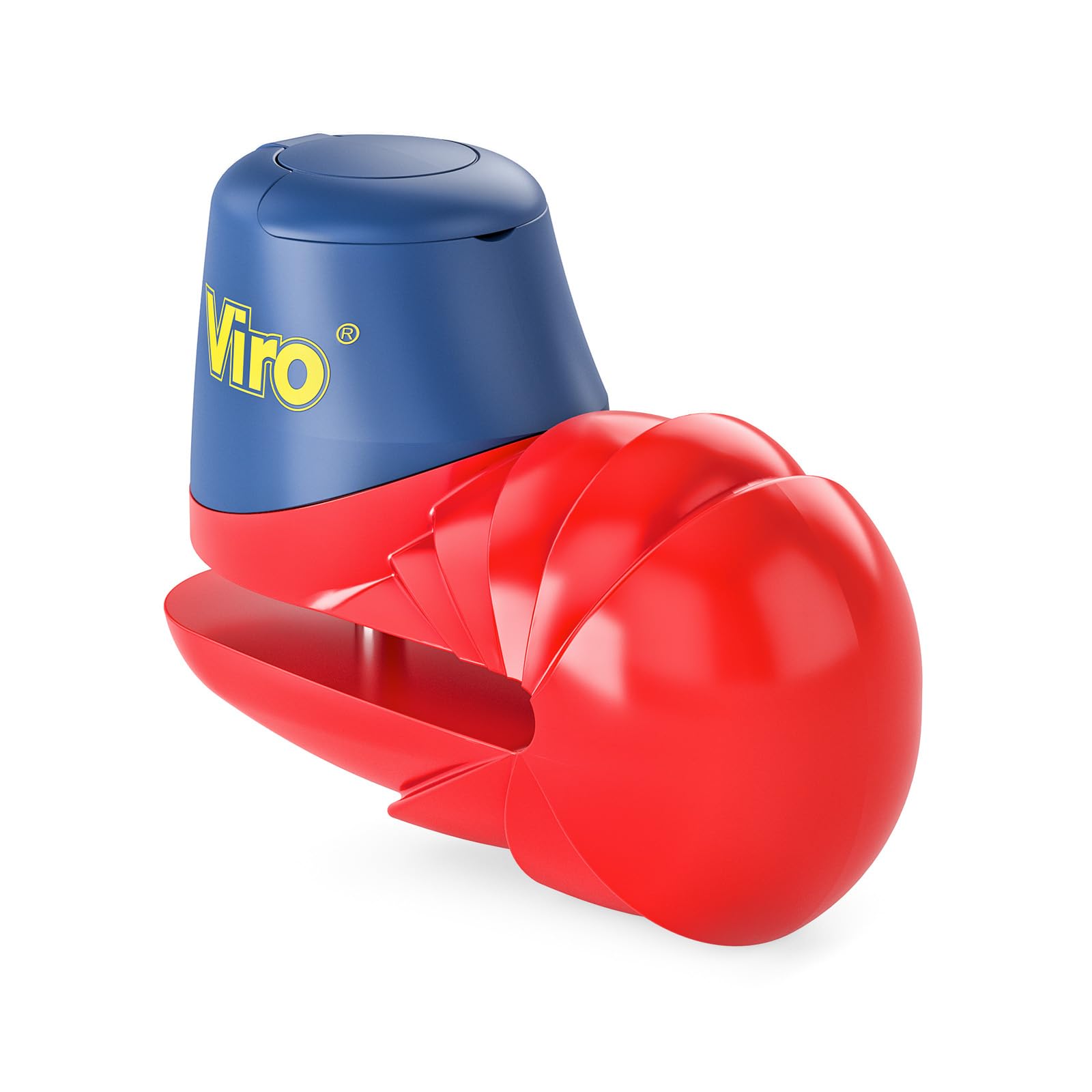 Viro | Armadillo Anti-Vise Disc Lock with 5.5 mm Shaft Diameter, Orange Color, Snap Lock