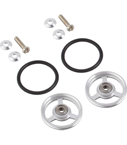 メック様 Amazon.com: JR 17mm Alum Ball Race Rollers Tapered/Ringless
