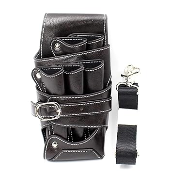 Amazon Com Hairdressers Leather Scissor Pouch Holster With Belt