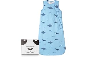 BubblePanda Rayon Made from Bamboo Sleep Sack 2t-3t 0.5 Tog Soft Lightweight Toddler Sleep Sack 24-36 Months for Babies 2-Way