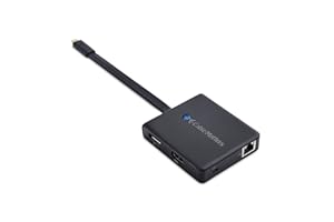 Cable Matters USB C Hub with HDMI, DisplayPort, VGA, USB 2.0, Fast Ethernet, 60W Charging - Thunderbolt 4 / USB4 / Thunderbol