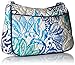 Vera Bradley Women's Cotton Little Crossbody Purse, Santiago, One Size