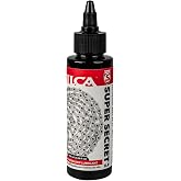 SILCA Super Secret 2.0 Bike Chain Lube, 3.38 oz - Liquid Chain Wax to Clean, Smooth &amp; Silence - Ultra Fast Bike Lube - Special Formula for Friction Reduction &amp; Improved Wattage Output in All Weather