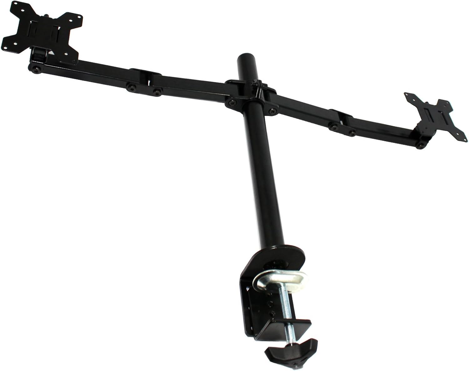 Dual Monitor Desk Mount for 13-27" Screens, Full Motion VESA Stand with Adjustable Arms, 360° Rotation, 180° Tilt & Swivel - Image 3