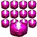 BlueDot Trading Submersible Tea Lights, Pink, 12-Pack