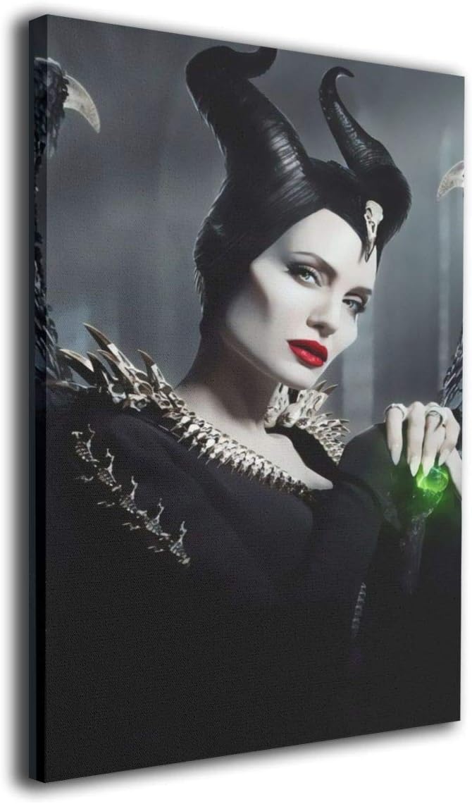 Maleficent: Mistress of Evil Movie Poster Canvas Wall Art Prints Paintings, Decorative Giclee Artwork Wall Decor,16x20 Inch Ready to Hang