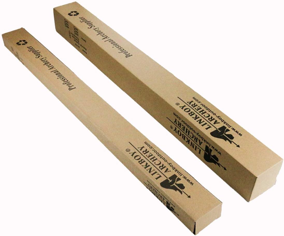 Linkboy Archery Carbon Arrows Hunting Practice Target Arrows Fluorescent with Removable Tip for Compound Recurve Long Bows, Spine 300 340 400 500 600, Pack of 6/12PCS : Sports & Outdoors
