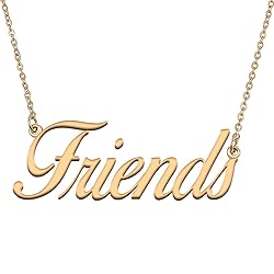 HUAN XUN Customized Custom Simple Any Name Necklace