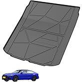 Elsetyler Custom Fit for Cargo Liner Audi A7 S7 RS7 2018-2025 - Black TPE All Weather Heavy Duty Waterproof Rear Cargo Tray Trunk Floor Mat Protector
