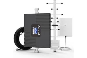 Cell Phone Booster for House, 2G 3G 4G LTE Band 4/5 Cell Phone Signal Booster for Rogers, Telus, Bell, Fido, Cell Booster Boo