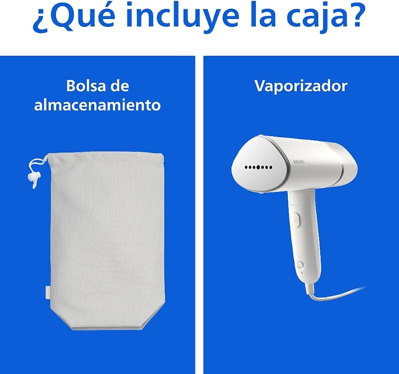 3000 Vaporizador de Mano Vertical, 1000 W, 20g/min, Blanco