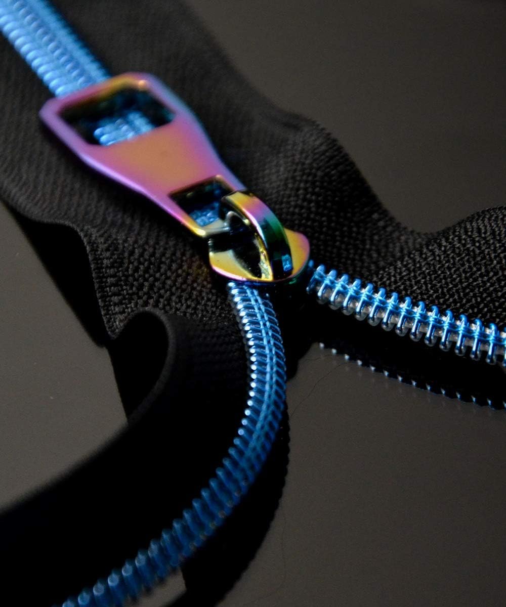 Black Tape Nylon Coil Zippers by The Yard 5Long Zippers for Sewing