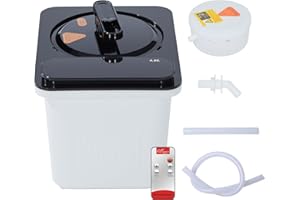 amocane Sauna Steam Portable Pot 4L, Stainless Steel Steam Generator for Saunas Home Spa Fumigation Steam Machine for Body Detox with Remote Control Anti-riot Device (110V, White)