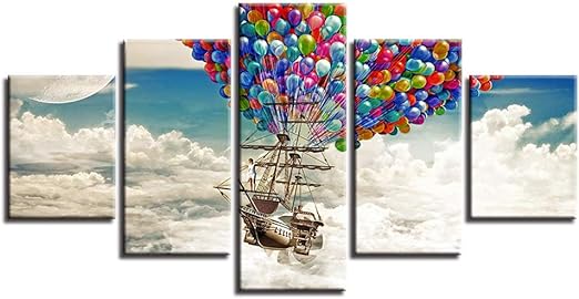 5Pcs para Pintar Globos Casa Arte Pintura del Fresco De Micro Aspersión