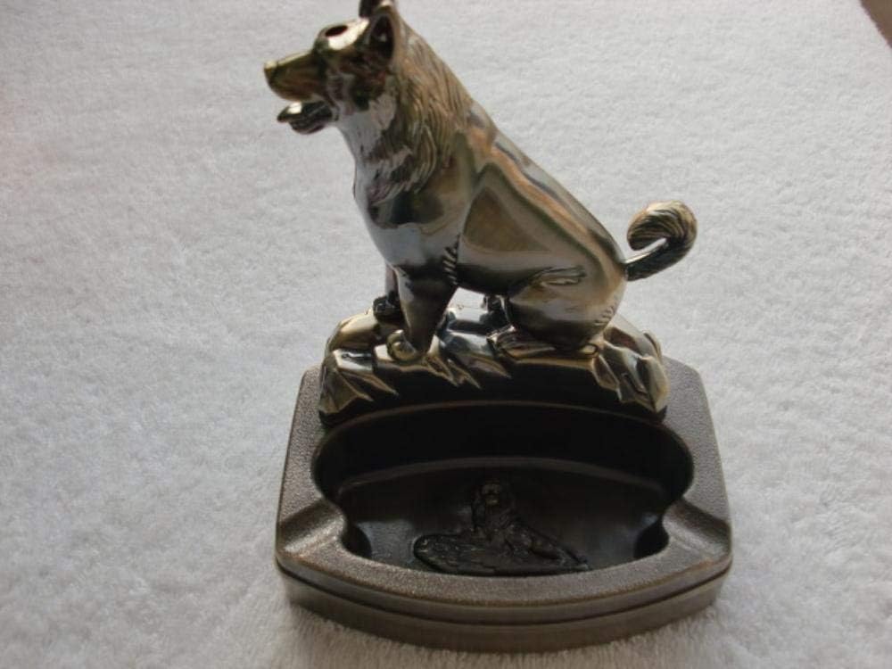 FimGGe Metal Wolf Dog Ashtray Gifts Craft Gifts Decorations-