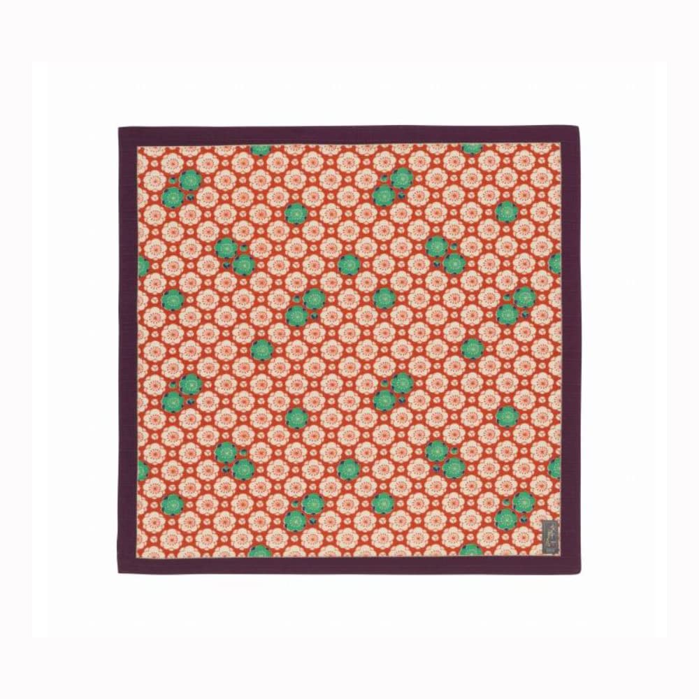 aquanaut Heiyemon Waritsuke Ume Furoshiki Wrap Cloth (Red)