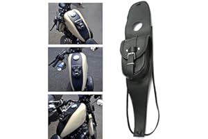 Remaiw moto Motorcycle Gas Tank Leather Bag Dash Console Center Pouch Black Bag Leather for Harley Sportster XL 883 1200