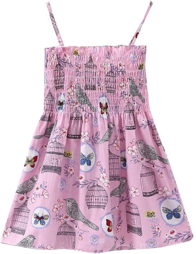 Beikoard Kinderkleidung Madchen Kleider Beikoard Kleidung Sommerkleid Casual Kleider Madchen Kleider Kinderkleidung Kleider Madchen Festliche Kinderkleide Junges Madchen Schlinge Kleider Armelloses Kleider 100 Rosa Kleider Amazon De Bekleidung