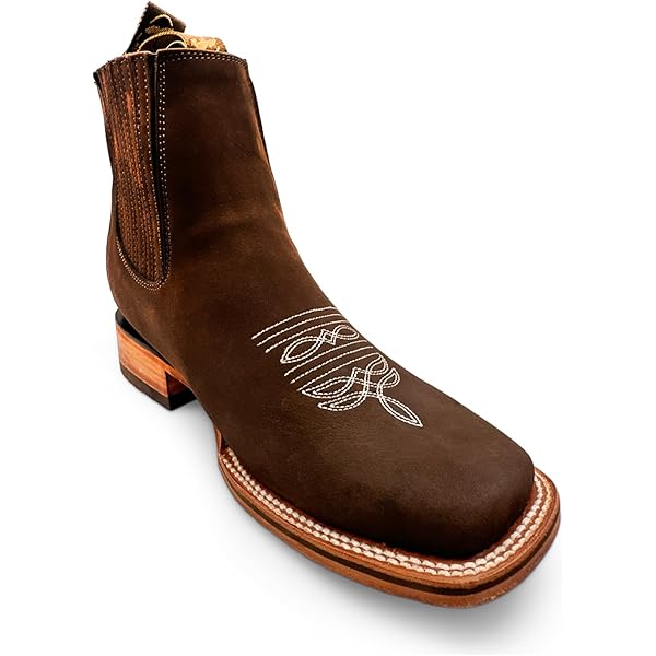 靴 UND SQUARE TOE SHORT BOOTS Amazon.com | The Western Shops Men's Leather Short Ankle Square