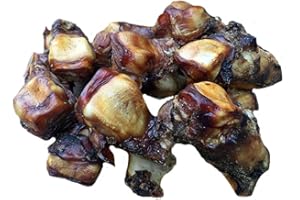 K9 Connoisseur Natural Dog Bones, Long Lasting & Large Bones for Aggressive Chewers Breeds- Knuckle Bone Marrow Dog Bone Rawhide Free Treats for Medium Dogs Made in USA Only (8 Pack)