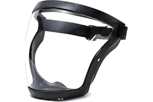 BREAK THE WAVES Paintball mask, Full Face Mask,Transparent Goggles Lenses Unisex Head Mounted Adjustable Motorcycle Riding Face Protection.