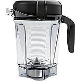 64oz Low-Profile Blender Pitcher Replacement Cup Compatible with Vitamix | BPA-Free Compatible with 5200 750 7500 6300 VM0102 VM0103 VM0197 E310, Classic/Explorian/Commercial Series Jar Cup