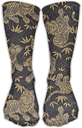 Cool Tiger Animal Girls Dress Socks Womens Crew Socks