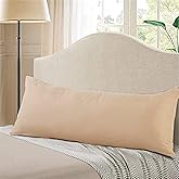 EVOLIVE Ultra Soft Microfiber Body Pillow Cover/Pillowcases 21"x54" with Hidden Zipper Closure (21"x54" Body Pillow Cover, Taupe)