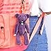 Bear Gentleman 130dB Personal Alarm Self Defense Rape Attack Safety Security with Keychain (Purple)