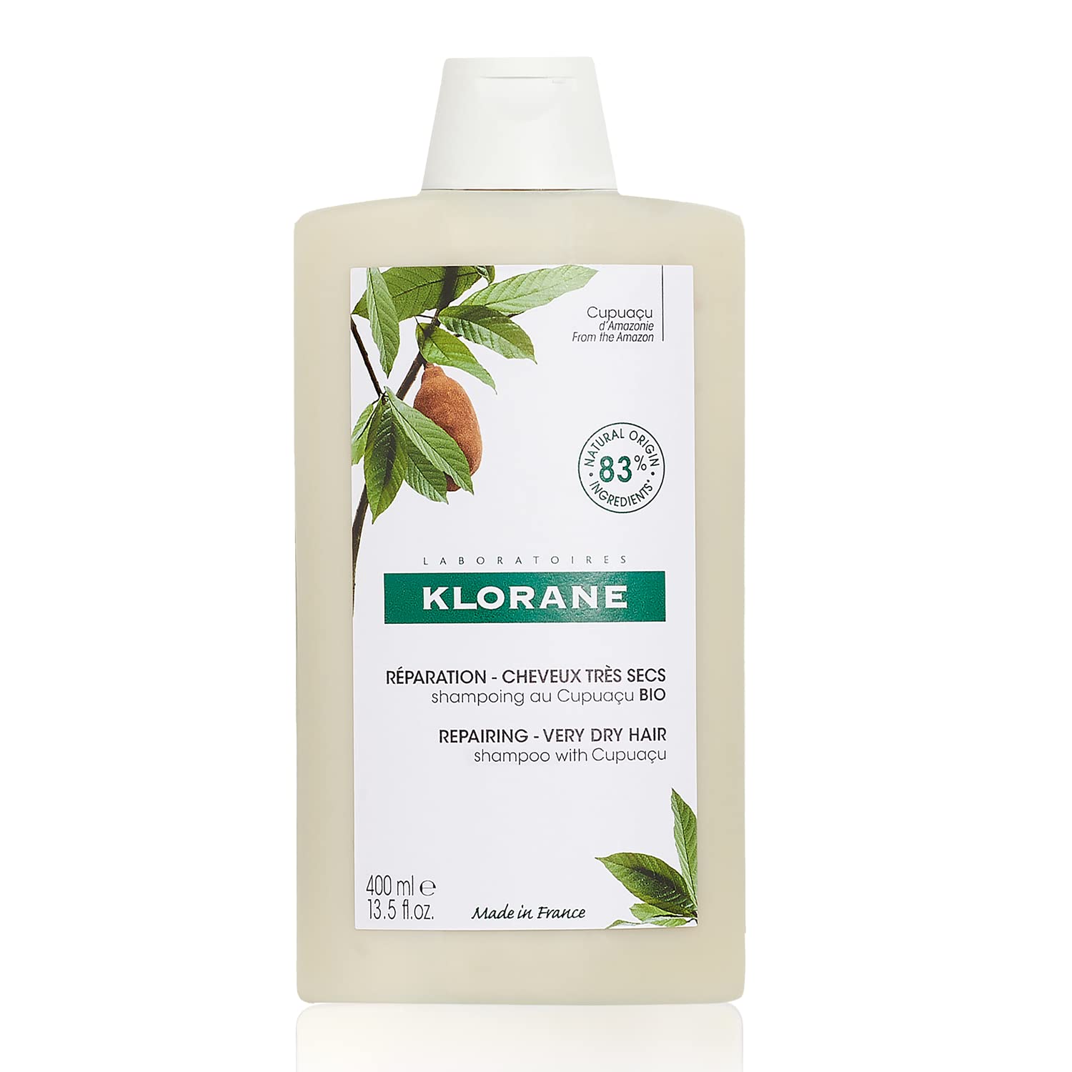 Klorane Repairing Very Dry Hair Shampoo with Cupuaçu Organic 400ml