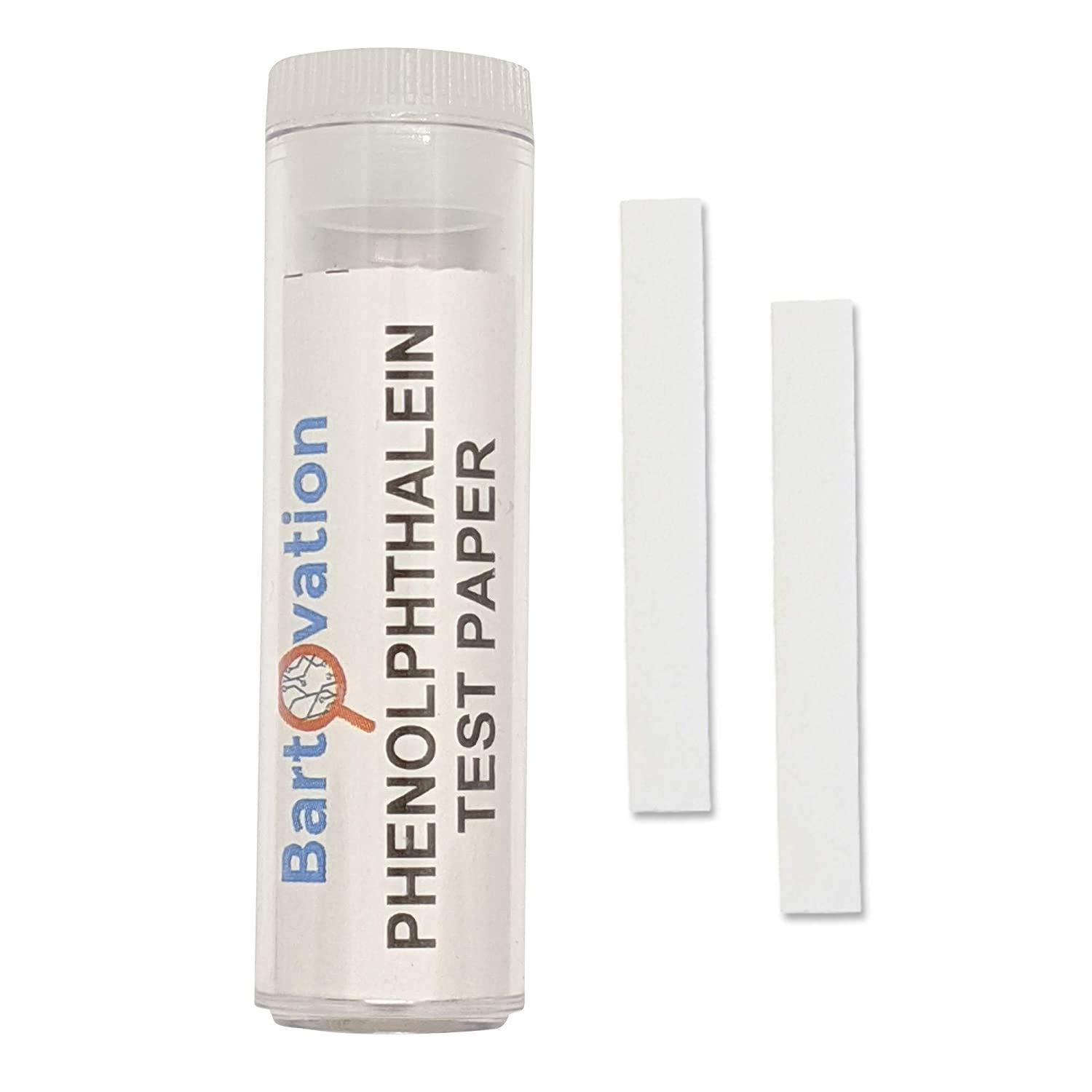 Phenolphthalein Test Paper [Vial of 100 Paper Strips] for Qualitative Leak Detection of Ammonia Vapors