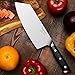 Vegetable Meat Cleaver Knife, AURMOO Chinese Butcher Knife, German High Carbon Stainless Steel with Ergonomic Handle - 8 Inch
