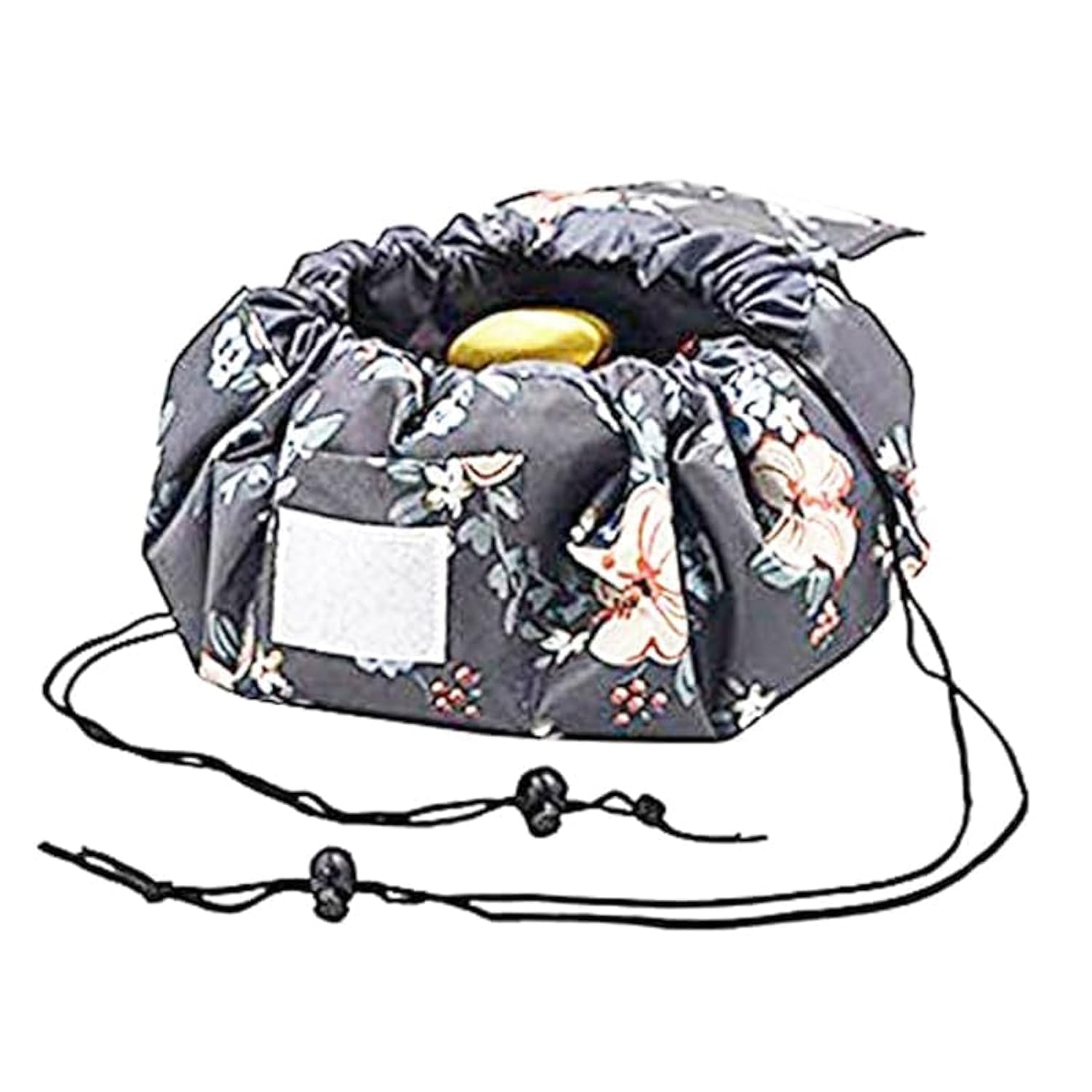 Lazy Makeup Bag,Lazy Cosmetic Bag Portable Large Travel Toiletry Bag Pouch Quick Drawstring Make up Bag Pouch Storage Organiser for Women Girls