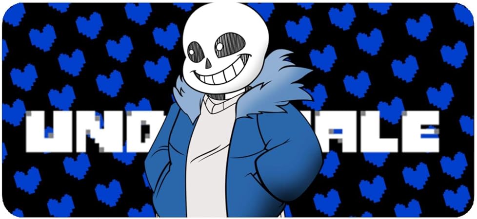 Amazon Co Jp Undertale Sans Wallpaper ゲームマウスパッド 滑り止め 防水 ゴムベース ステッチエッジ 拡張デスクマット 15 7 インチ X 35 4インチ パソコン 周辺機器