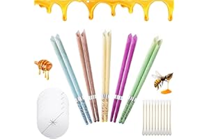 FELUSEMA Beeswax Ear Candles Wax Removal，Pack Multicolour Earwax Clean Tools Simple Cleaner Easy to use