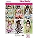 Simplicity Patterns Vintage Inspired 18 Inch Doll Clothes Size: Os (One Size), 8070