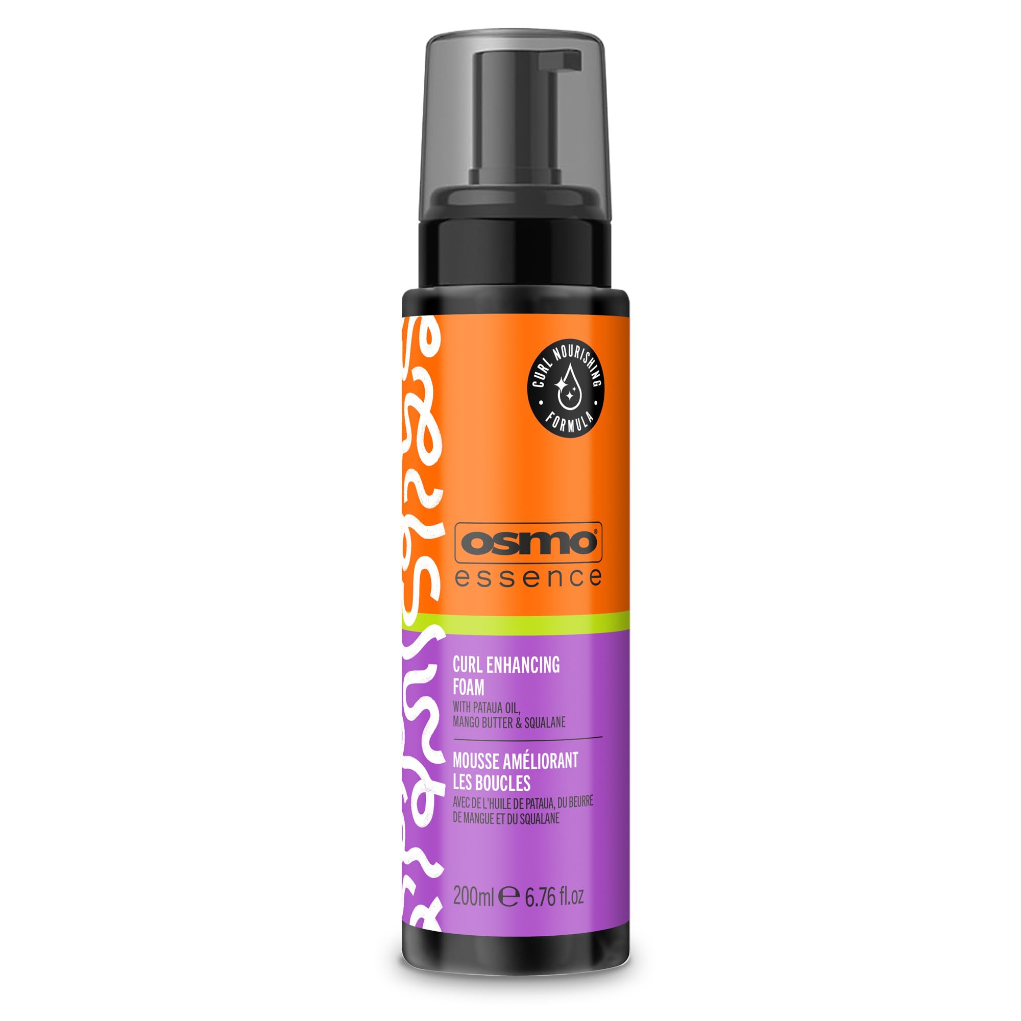 Osmo Essence Curl Enhancing Foam | Volumising and Conditioning Foam with Weightless hold | Bouncy Curls. 200ml