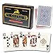 Modiano Platinum Acetate Jumbo Index Poker Size 100% Plastic Playing Card Set
