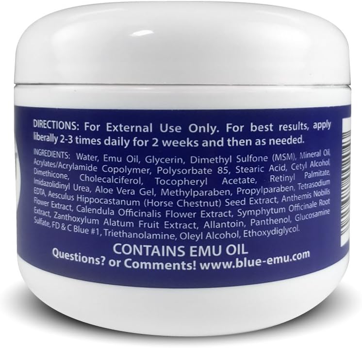 Blue-Emu Super Strength Emu Oil, 4 Oz: Health & Personal Care