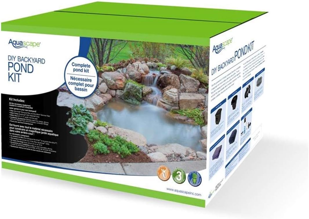 Amazon Com Aquascape 99765 Diy Ecosystem Backyard Pond Kit 8